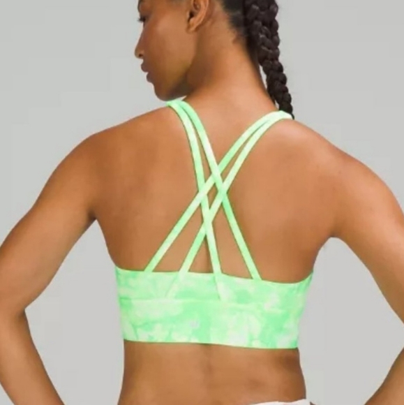 Lululemon Long Line Energy Tie Dye Bra Size 12 - Picture 2 of 8